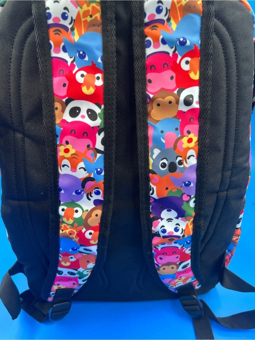 Rickyh Style Kids Colorful Animal Faces Backpack. NWT